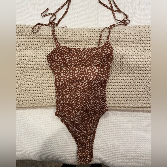 Princess Polly Tops - Princess Polly Aidan tie shoulder bodysuit